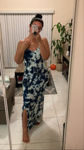 Load image into Gallery viewer, Navy Blue Tie Dye Maxi Dress

