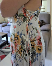 Load image into Gallery viewer, Floral Garden Asymmetrical Hem Maxi Dress
