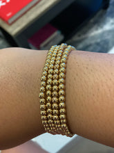 Load image into Gallery viewer, Affirmation Gold Beaded Bracelets
