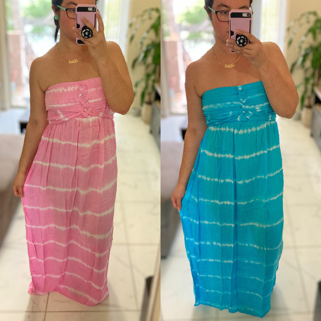 Tie-Dye Maxi Dress (2 colors)